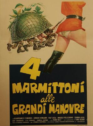 4 marmittoni alle grandi manovre - Italian Movie Poster (thumbnail)