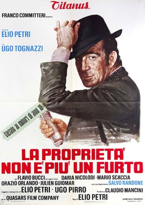 La propriet&agrave; non &egrave; pi&ugrave; un furto - Italian Movie Poster (thumbnail)