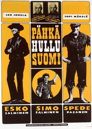 P&auml;hk&auml;hullu Suomi - Finnish Movie Poster (thumbnail)