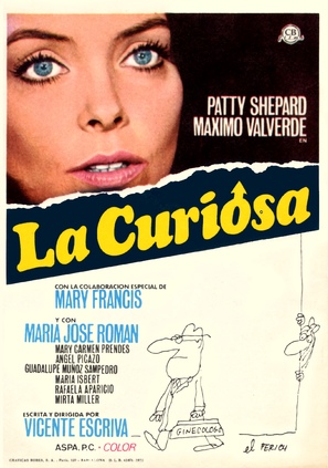 La curiosa - Spanish Movie Poster (thumbnail)