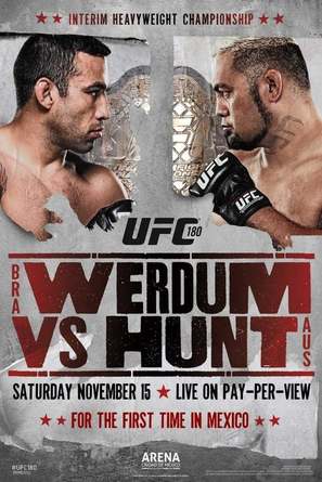UFC 180: Werdum vs. Hunt - Movie Poster (thumbnail)