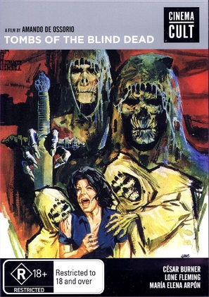 La noche del terror ciego - Australian DVD movie cover (thumbnail)