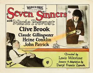 Seven Sinners - Movie Poster (thumbnail)