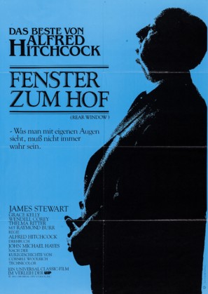 Rear Window - German Re-release movie poster (thumbnail)