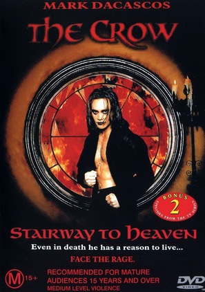 &quot;The Crow: Stairway to Heaven&quot; - Australian DVD movie cover (thumbnail)
