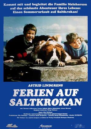 Vi p&aring; Saltkr&aring;kan - German Movie Poster (thumbnail)
