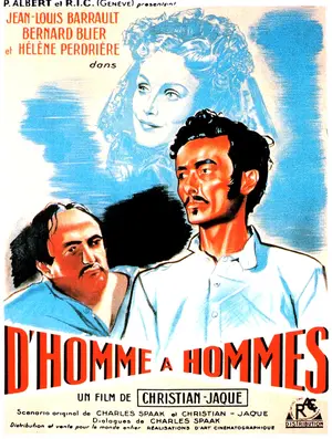 D&#039;homme &agrave; hommes - French Movie Poster (thumbnail)