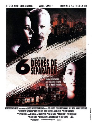 Six Degrees of Separation - French Movie Poster (thumbnail)