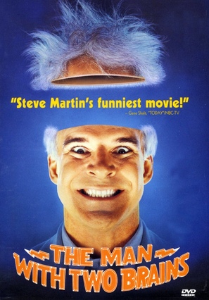 The Man with Two Brains - DVD movie cover (thumbnail)