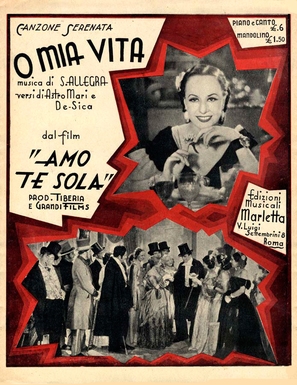 Amo te sola - Italian Movie Poster (thumbnail)