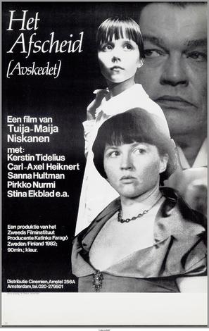 Avskedet - Dutch Movie Poster (thumbnail)