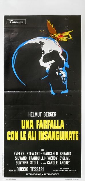 Una farfalla con le ali insanguinate - Italian Movie Poster (thumbnail)