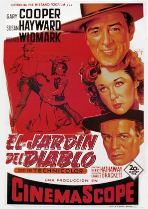 Garden of Evil - Spanish Movie Poster (thumbnail)