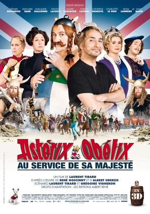 Ast&eacute;rix et Ob&eacute;lix: Au Service de Sa Majest&eacute; - French Movie Poster (thumbnail)