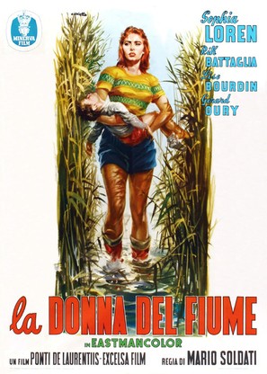 La donna del fiume - Italian Movie Poster (thumbnail)