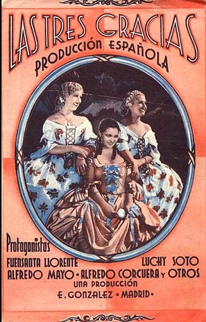 Las tres gracias - Spanish VHS movie cover (thumbnail)