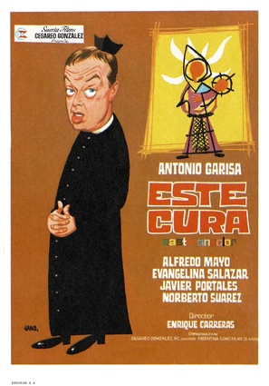 Este cura - Spanish Movie Poster (thumbnail)