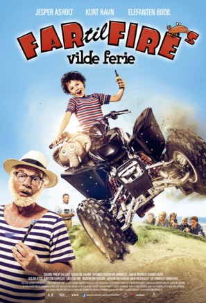 Far til fire&#039;s vilde ferie - Danish Movie Poster (thumbnail)