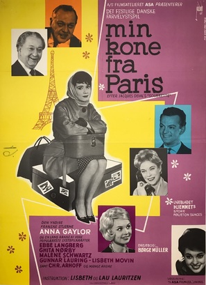 Min kone fra Paris - Danish Movie Poster (thumbnail)