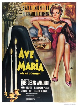 Pecado de amor - French Movie Poster (thumbnail)