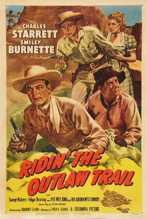 Ridin&#039; the Outlaw Trail - Movie Poster (thumbnail)