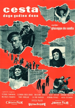 Cesta duga godinu dana - Yugoslav Movie Poster (thumbnail)