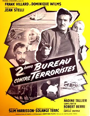 Deuxi&egrave;me bureau contre terroristes - French Movie Poster (thumbnail)