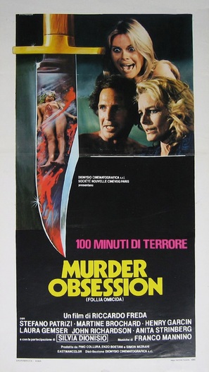 Murder Obsession - Italian Movie Poster (thumbnail)