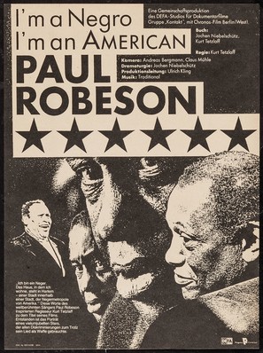 I&#039;m a Negro I&#039;m an American - German Movie Poster (thumbnail)