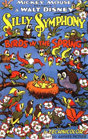 Birds in the Spring Poster