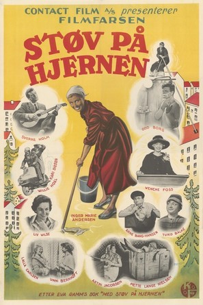 St&oslash;v p&aring; hjernen - Norwegian Movie Poster (thumbnail)