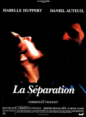 La s&eacute;paration - French Movie Poster (thumbnail)