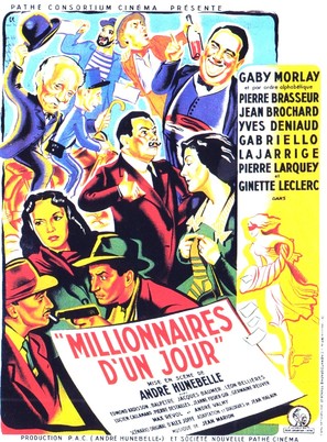 Millionnaires d&#039;un jour - French Movie Poster (thumbnail)