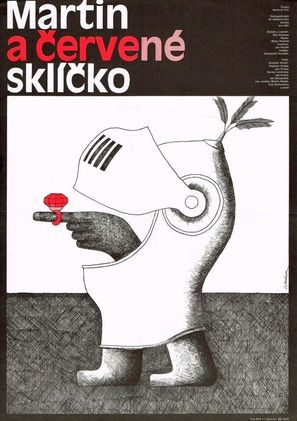 Martin a cerven&eacute; skl&iacute;cko - Czech Movie Poster (thumbnail)