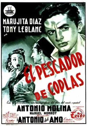 Pescador de coplas, El - Spanish Movie Poster (thumbnail)