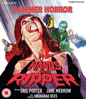 Hands of the Ripper - British Blu-Ray movie cover (thumbnail)