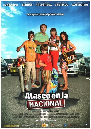 Atasco en la nacional - Spanish Movie Poster (thumbnail)