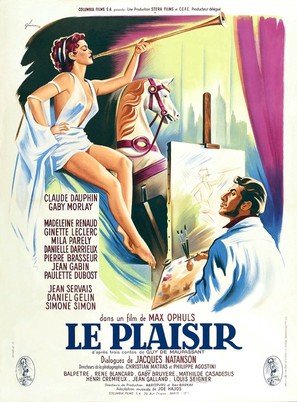 Le plaisir - French Movie Poster (thumbnail)