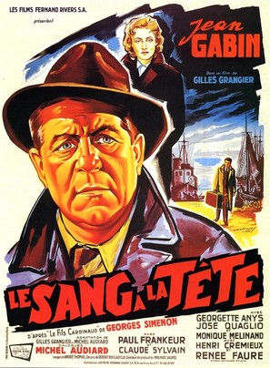 Le sang &agrave; la t&ecirc;te - French Movie Poster (thumbnail)