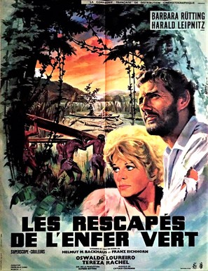 Und der Amazonas schweigt - French Movie Poster (thumbnail)