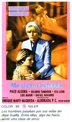 Me siento extra&ntilde;a - Spanish Movie Poster (thumbnail)