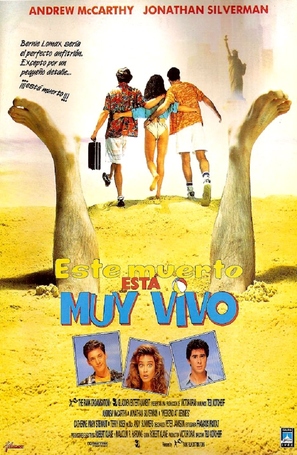 Weekend at Bernie&#039;s - Spanish VHS movie cover (thumbnail)
