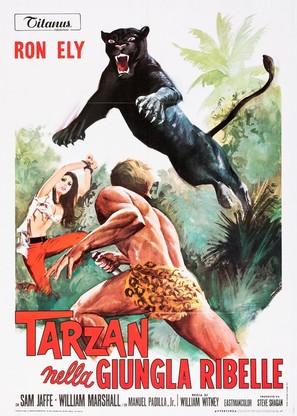 Tarzan&#039;s Jungle Rebellion - Italian Movie Poster (thumbnail)