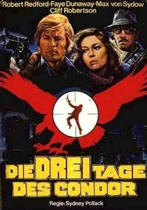 Three Days of the Condor - German Movie Poster (thumbnail)