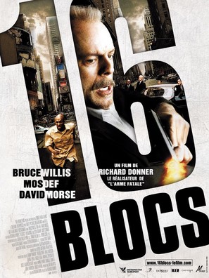 16 Blocks - French Movie Poster (thumbnail)