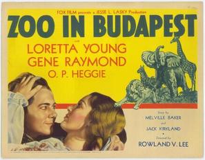 Zoo in Budapest - Movie Poster (thumbnail)