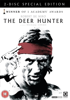 The Deer Hunter - British DVD movie cover (thumbnail)