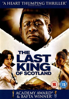 The Last King of Scotland - British DVD movie cover (thumbnail)