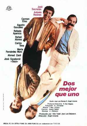 Dos mejor que uno - Spanish Movie Poster (thumbnail)