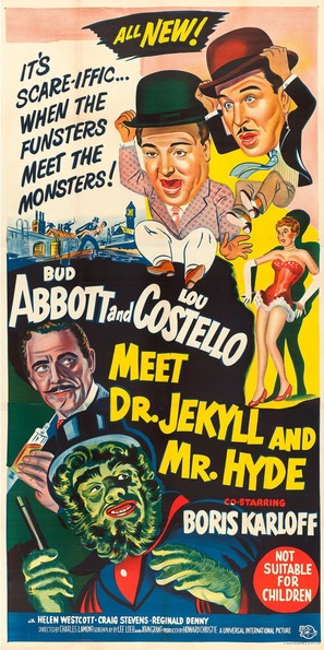 Abbott and Costello Meet Dr. Jekyll and Mr. Hyde - Australian Movie Poster (thumbnail)